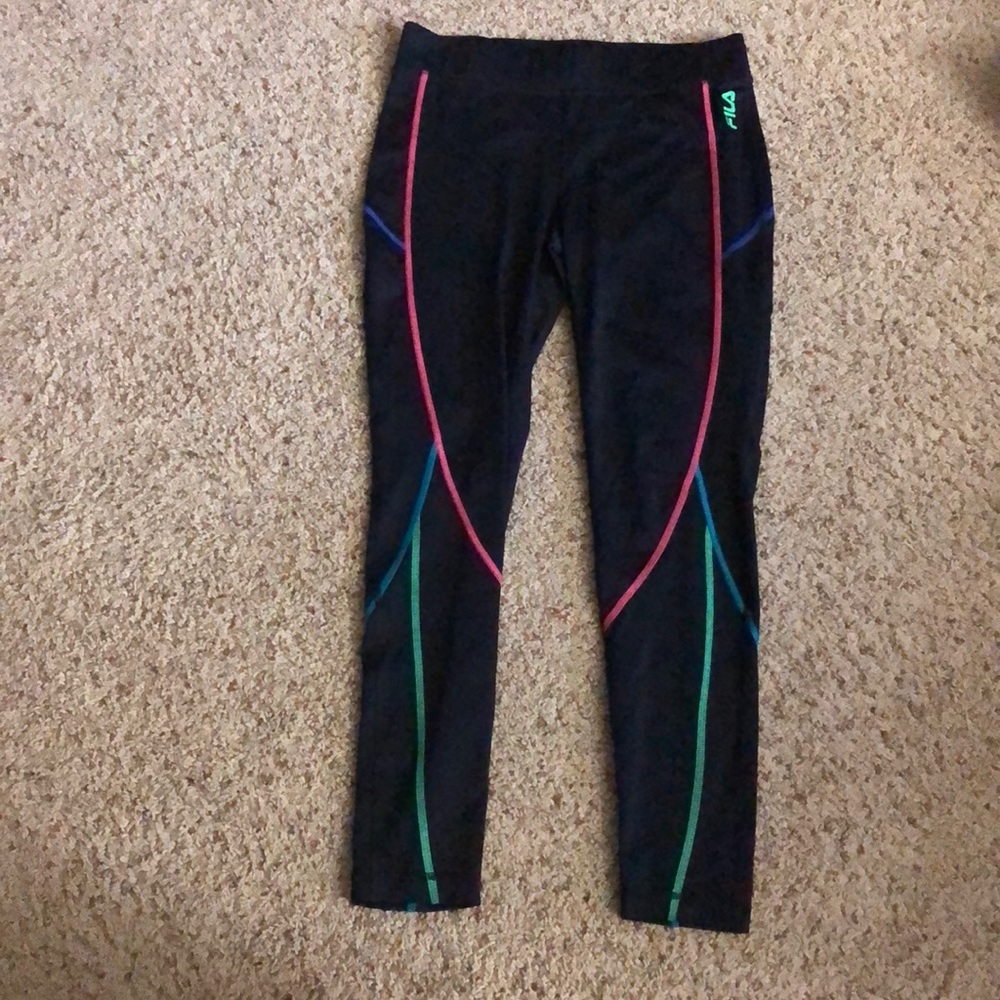 Fila Sport Leggings High Rise Black Medium